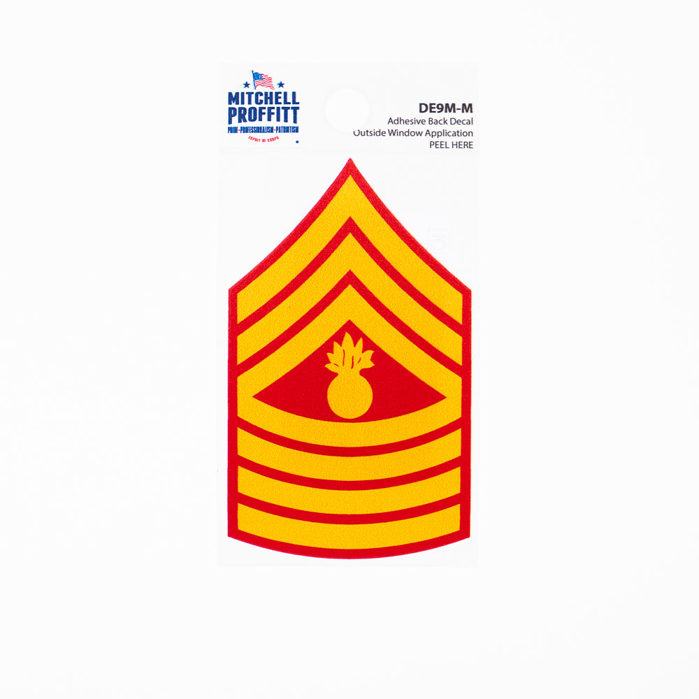 Master Gunnery Sergeant Decal