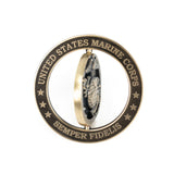 Eagle, Globe & Anchor Spinner Coin