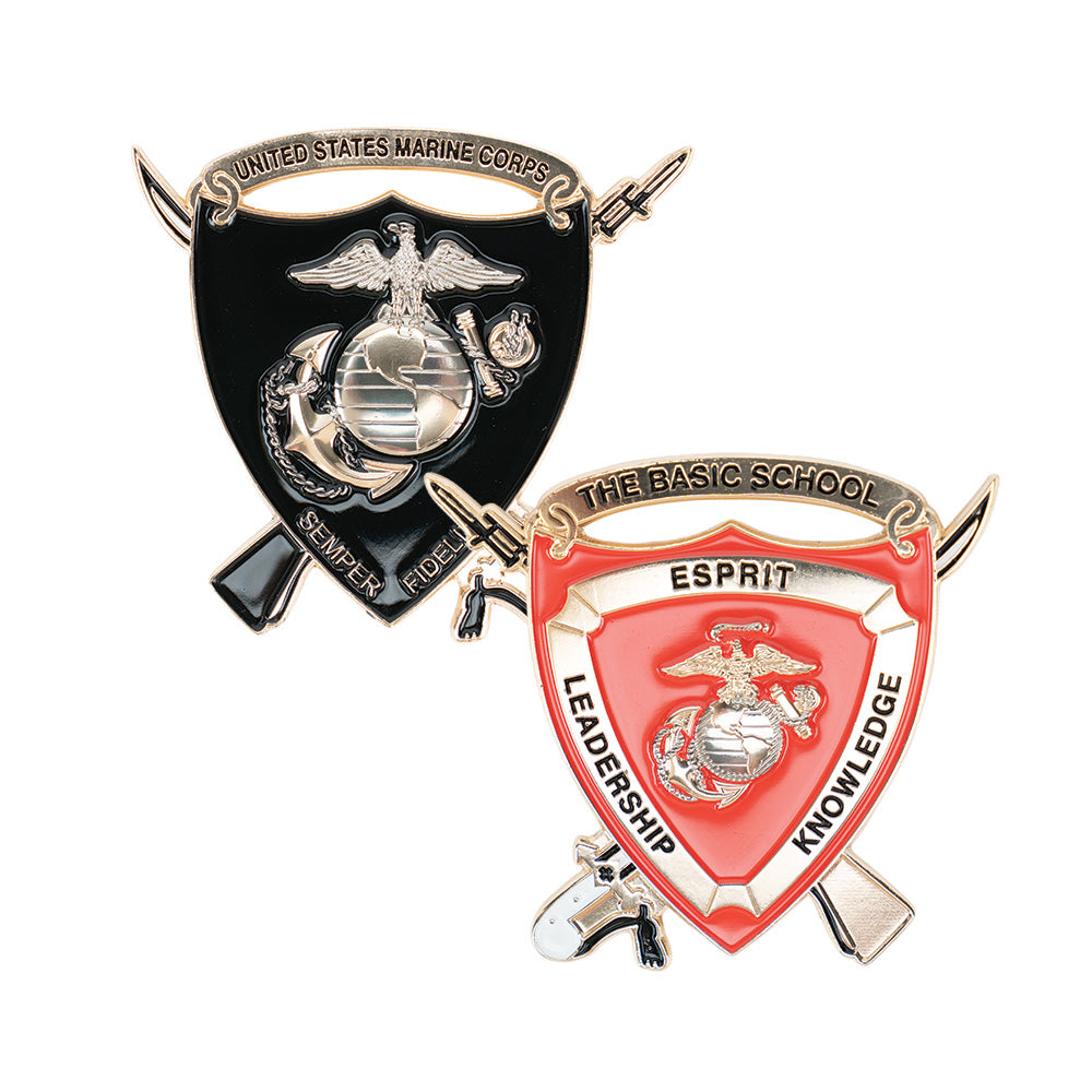 The Basic School Challenge Coin