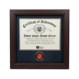 USMC Certificate Frame