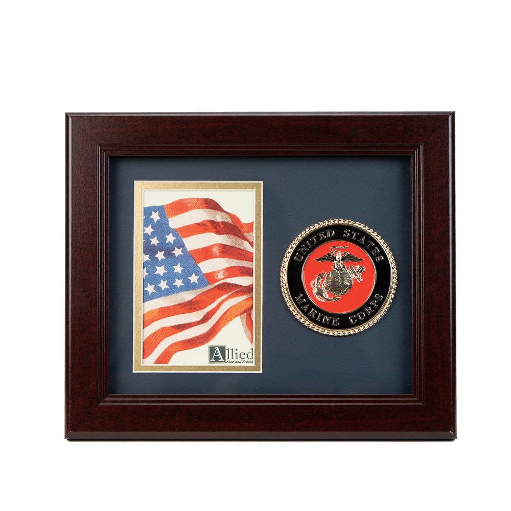 USMC Emblem Picture Frame