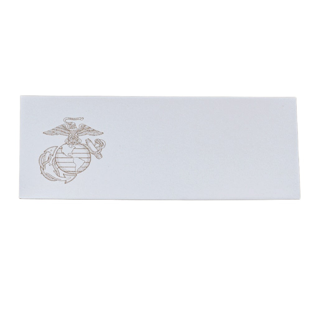 White Placecards with Gold EGA (10 pk)