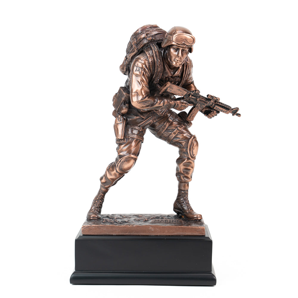 Copper-Plated “Marine” Statue