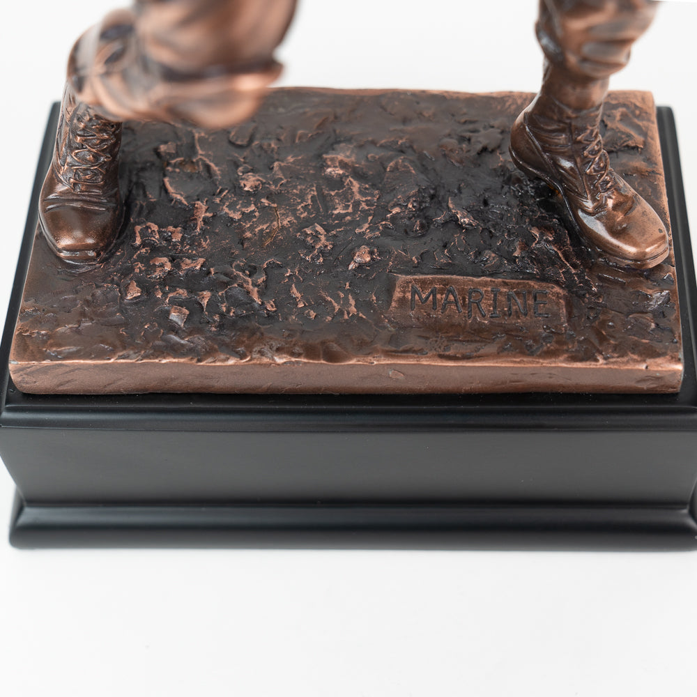 Copper-Plated “Marine” Statue