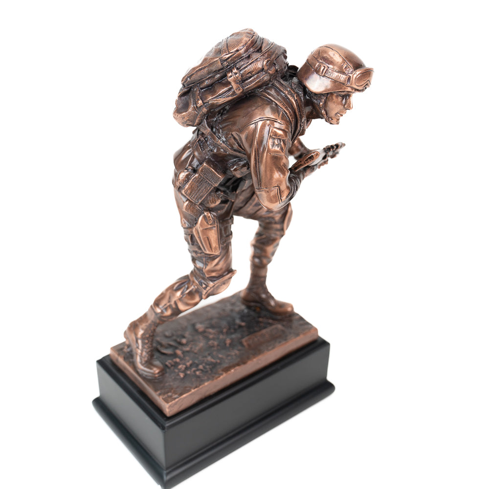 Copper-Plated “Marine” Statue