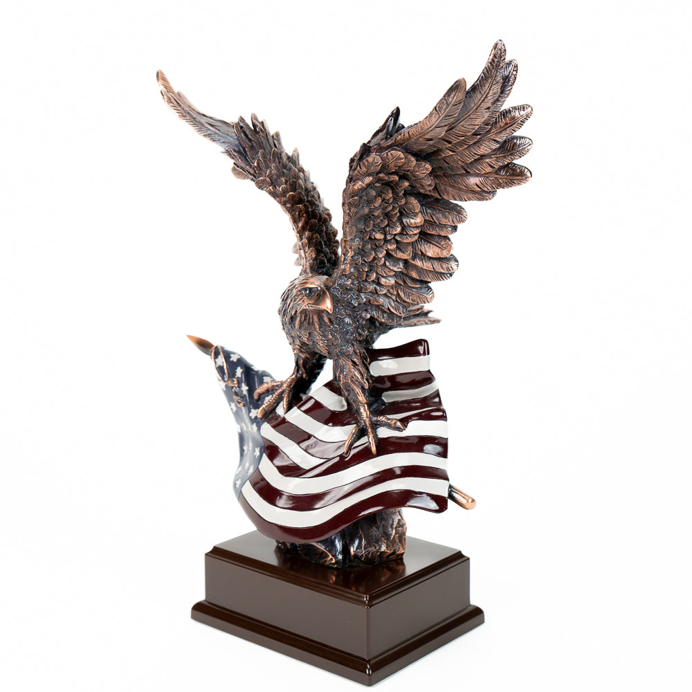 Copper-Plated Eagle Statue