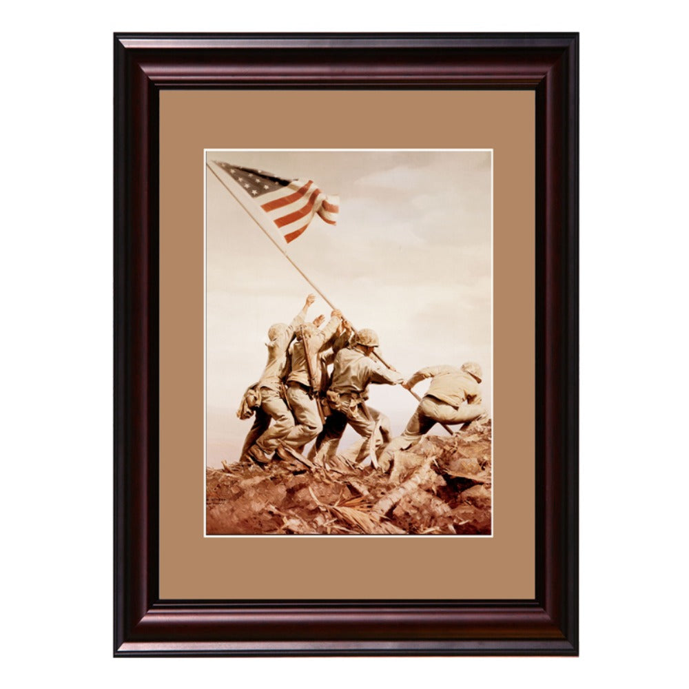 Rosenthal's Iwo Jima Photo Reproduction Poster