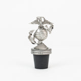 Pewter USMC Emblem Bottle Stopper