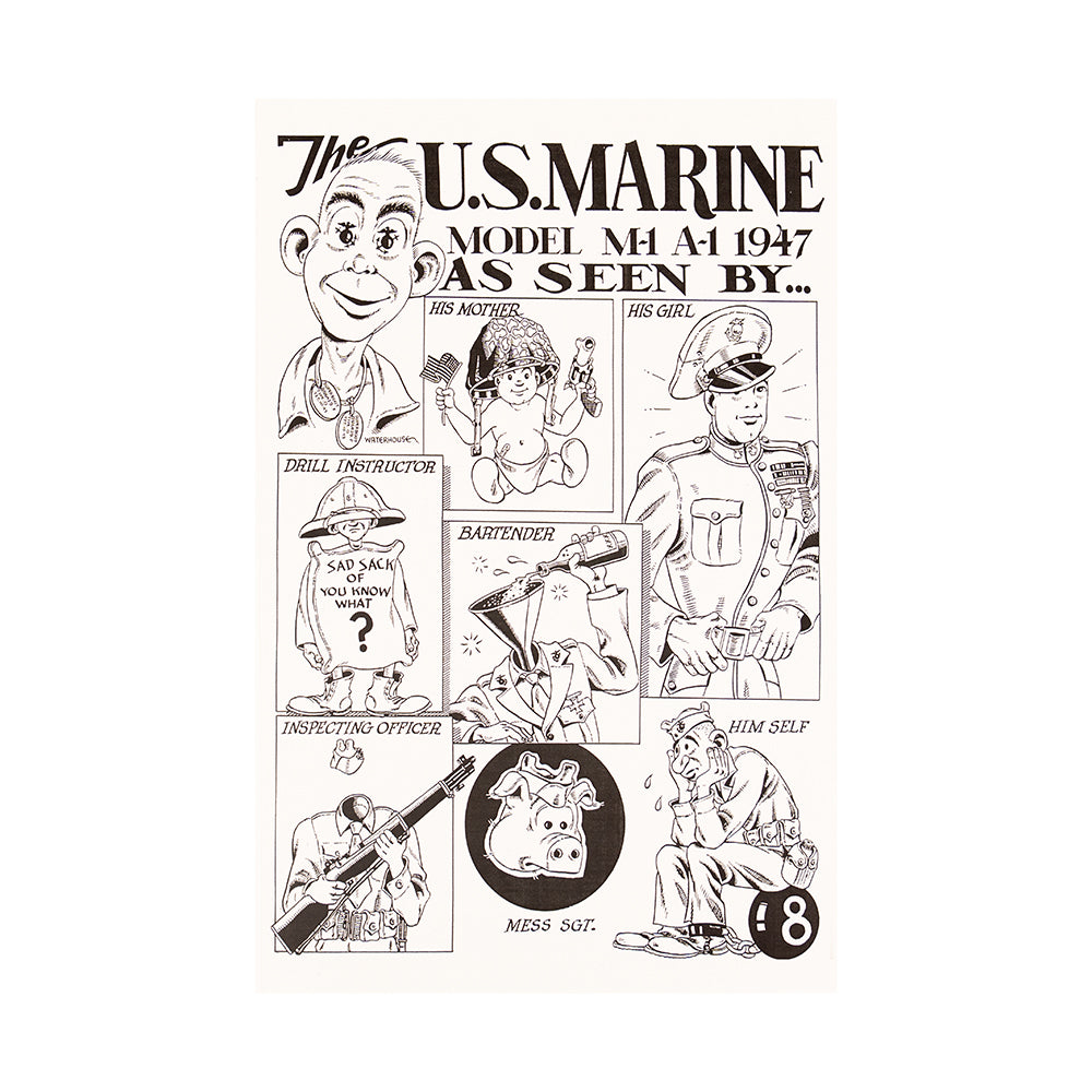 "The U.S. Marine As Seen By" by Charles Waterhouse