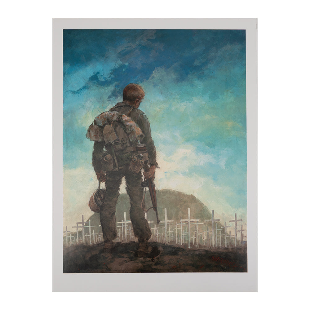 "Marine with Crosses" By Charles Waterhouse