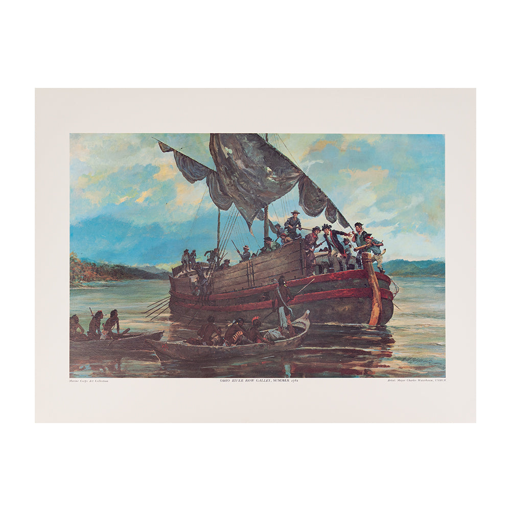 "Ohio River Galley" by Charles Waterhouse