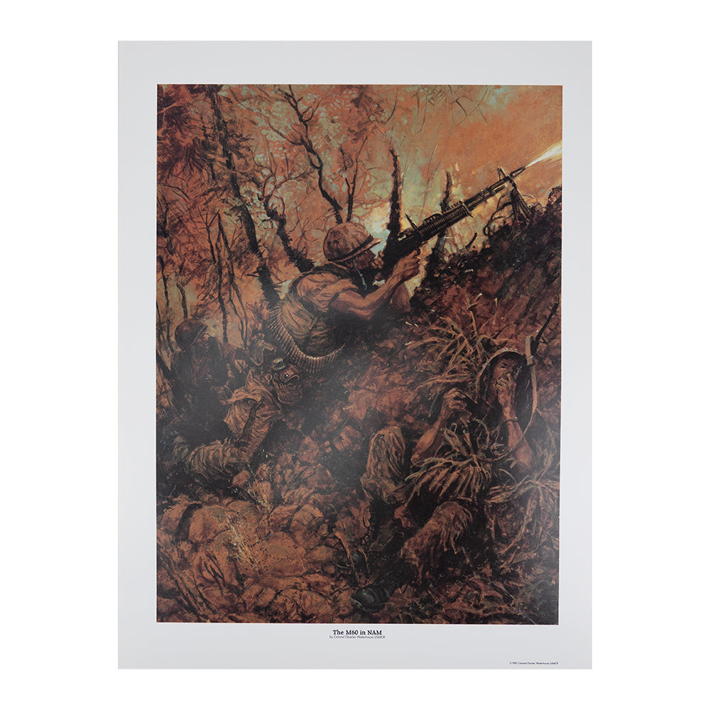 "The M60 in 'Nam" by Charles Waterhouse