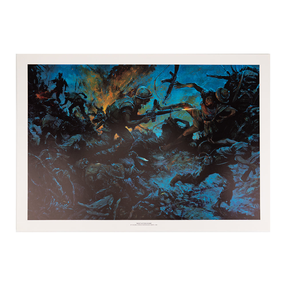 "Night Action at Vital Outpost" by Charles Waterhouse