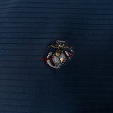 Coolmax Textured Stripe Polo Navy