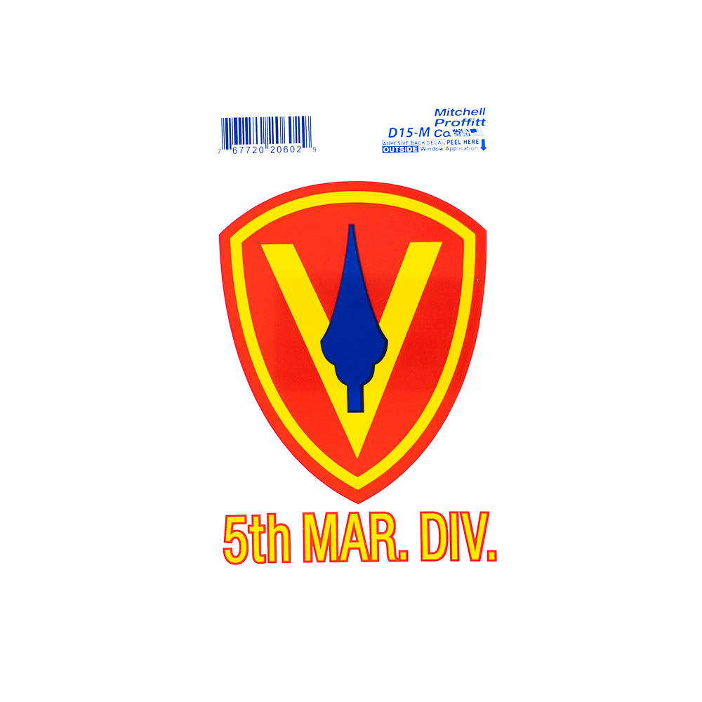 5th Marine Division Decal