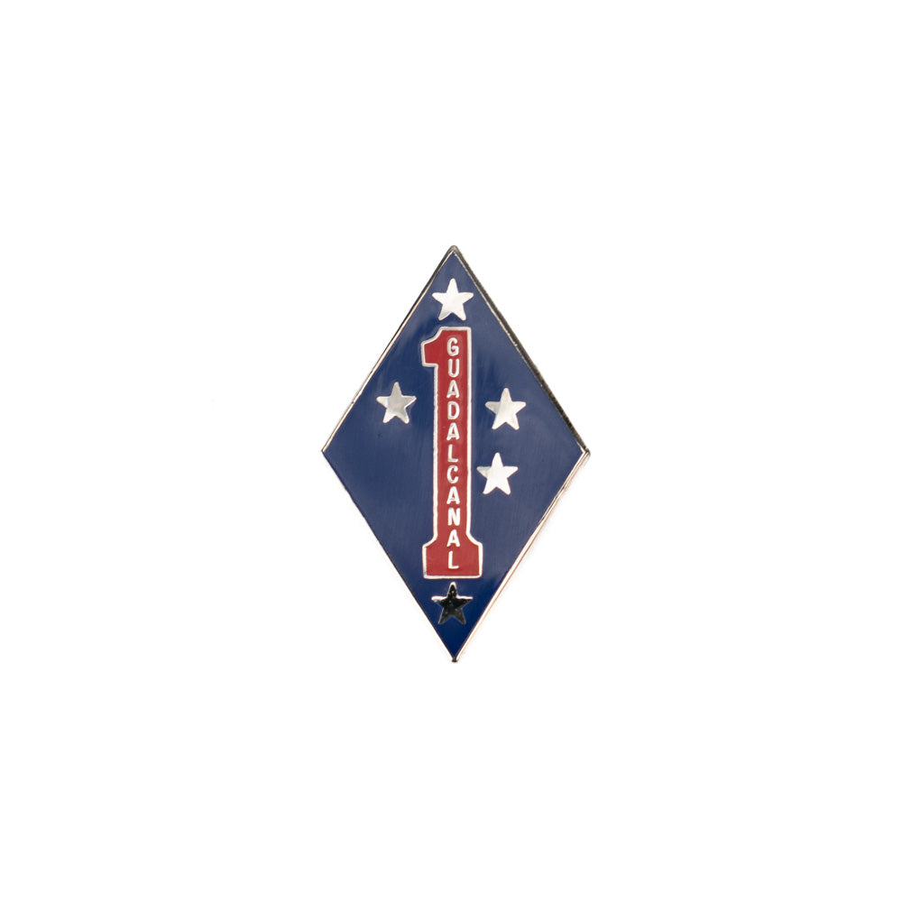 1st Marine Division Lapel Pin
