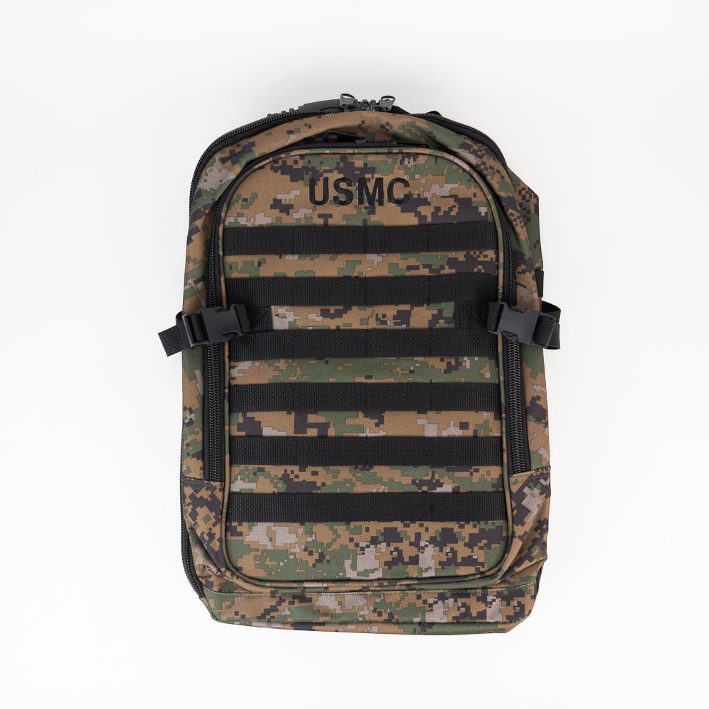Woodland Camo MOLLE Backpack
