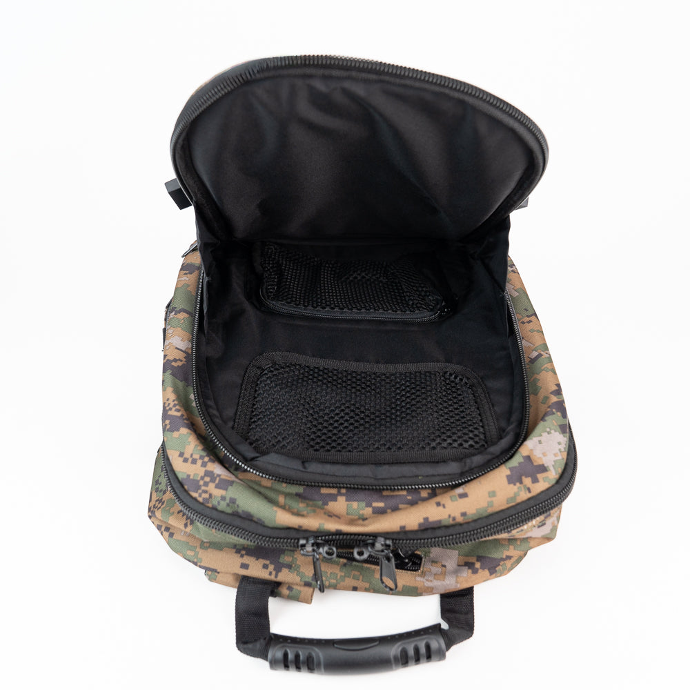 Woodland Camo MOLLE Backpack