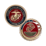 Coin MC Veteran Engravable