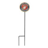USMC Emblem Garden Stake