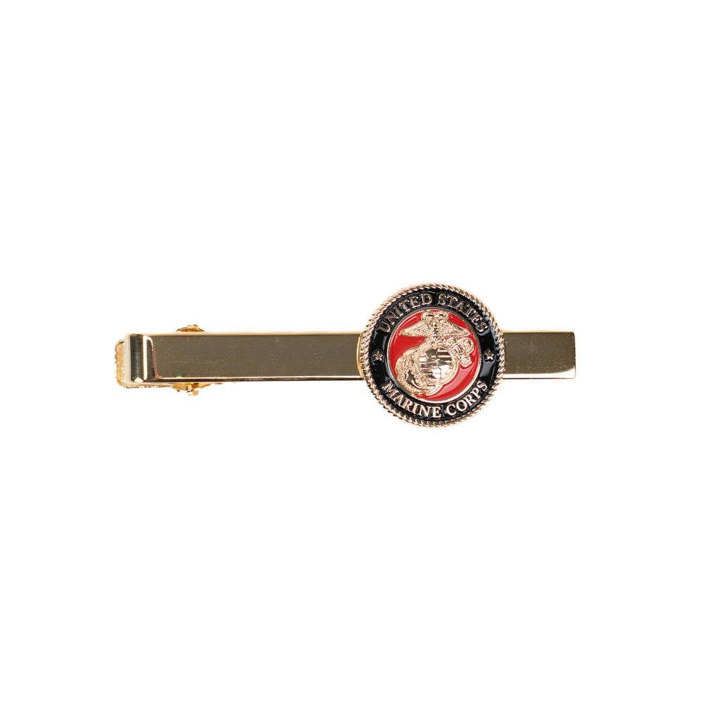 USMC Emblem Gold Tie Bar