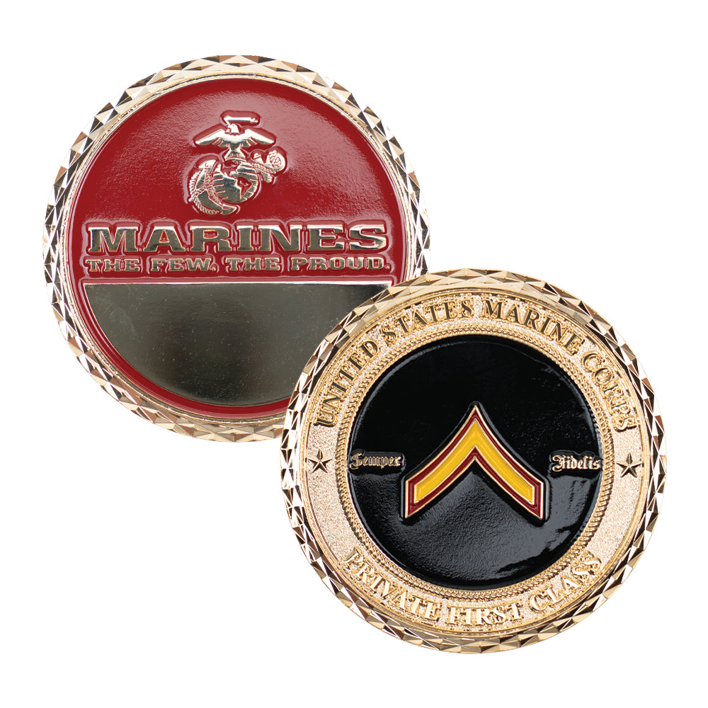 Engravable Private First Class Coin