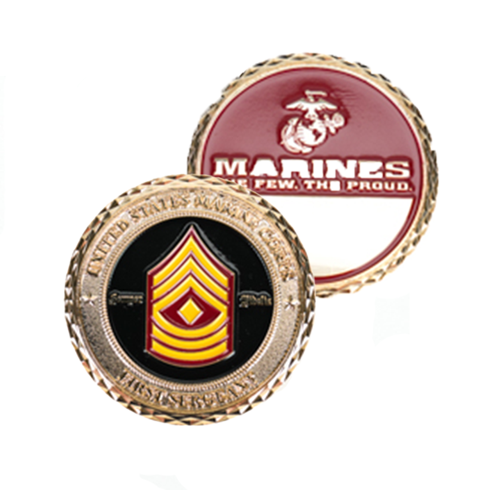 Engravable First Sergeant Coin