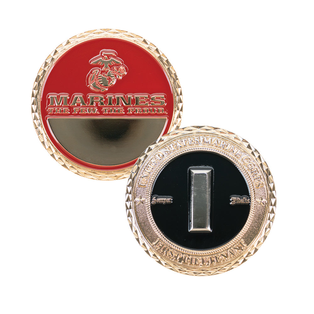 Engravable Second Lieutenant Coin