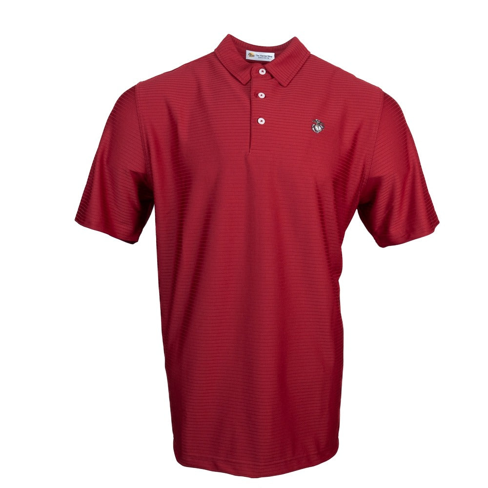 Coolmax Textured Polo Crimson
