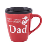 USMC Dad Red & Black Mug
