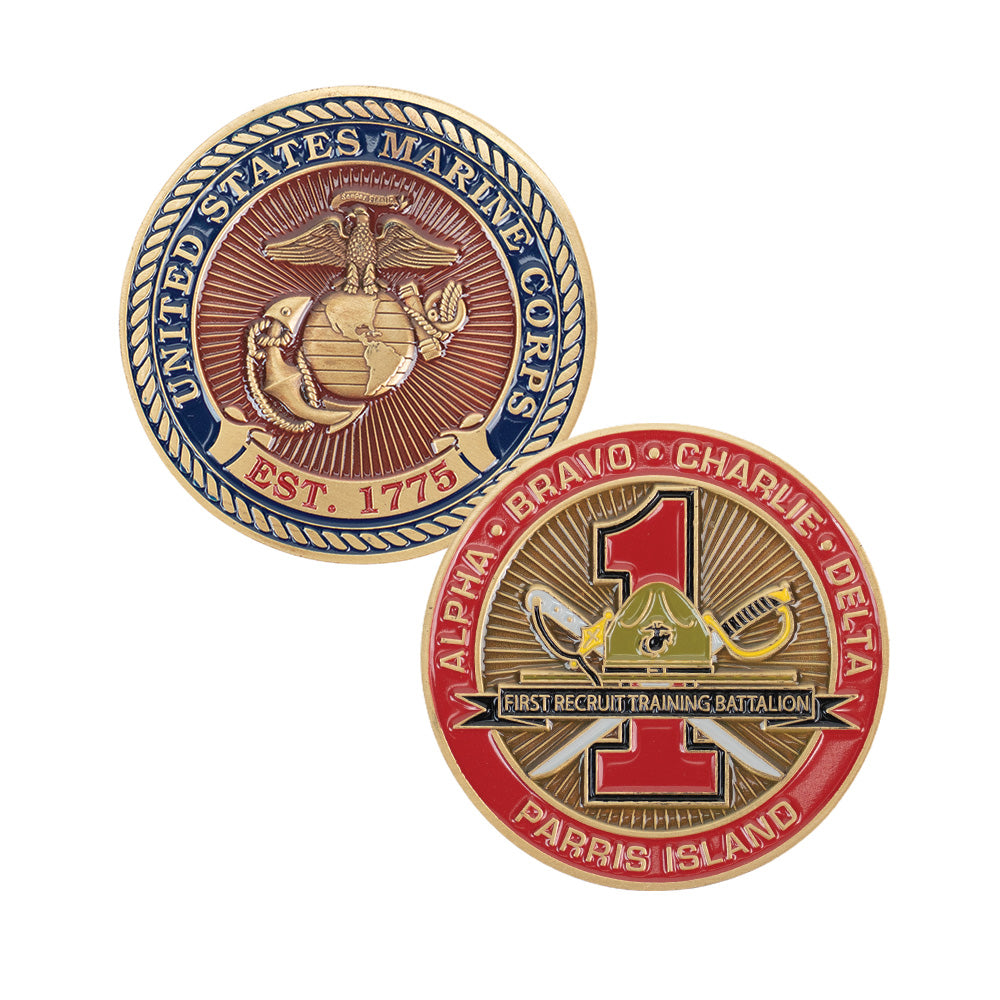 1st Recruit Battalion Parris Island Coin