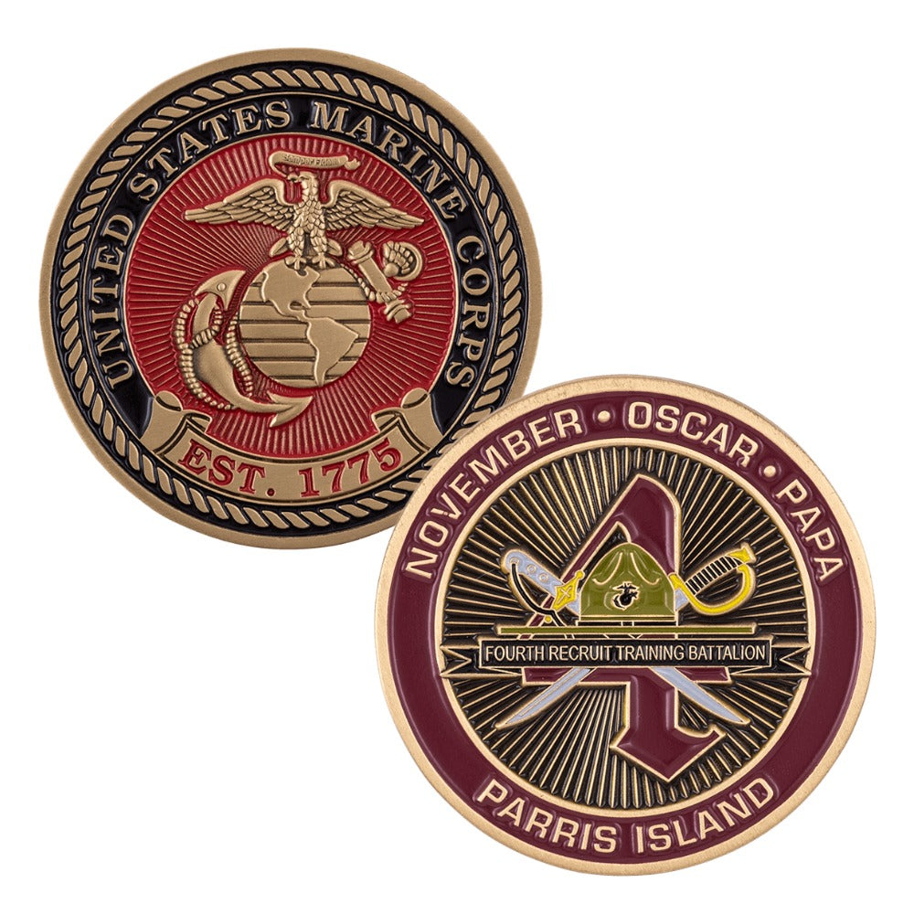 4th Recruit Battalion Parris Island Coin