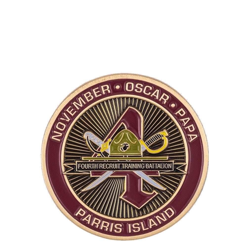 4th Recruit Battalion Parris Island Coin
