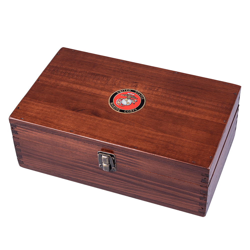 Cherry USMC Coin Display Box
