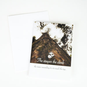 USMC Promotion Greeting Card