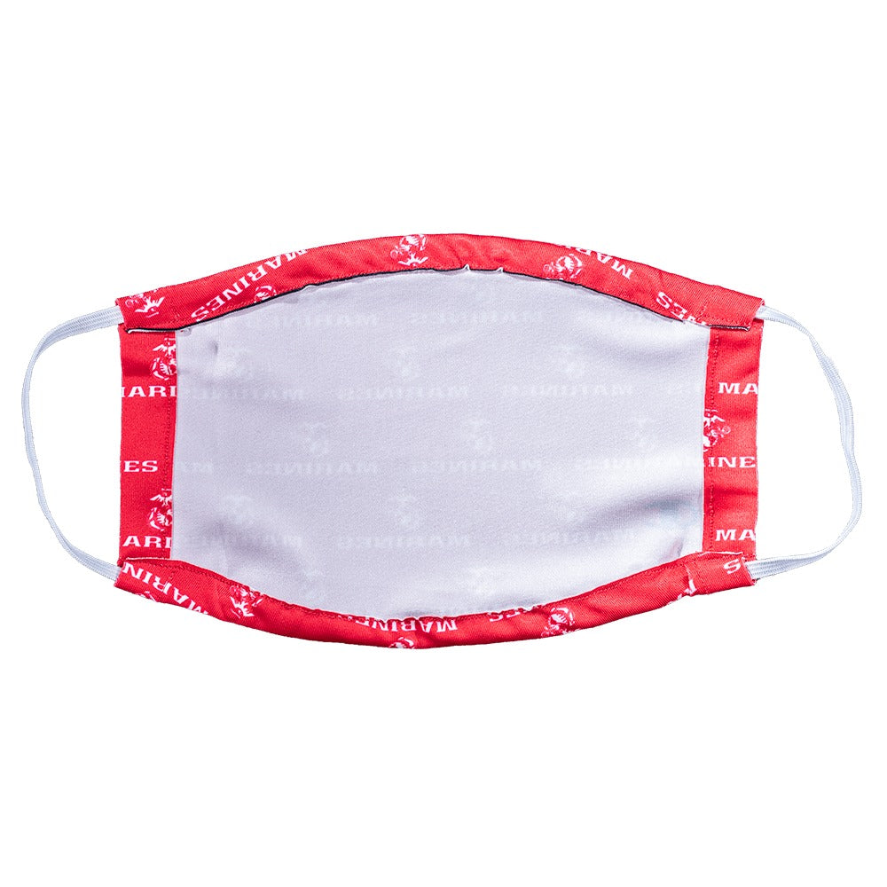 Red Marines Face Mask