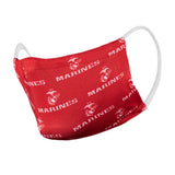 Red Marines Face Mask