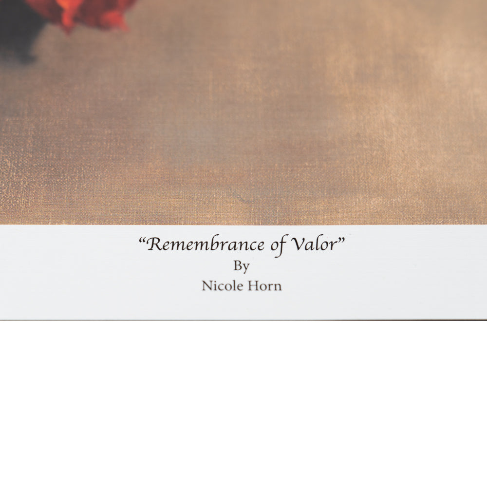 "Remembrance of Valor" Signed Print