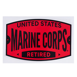 Marine Corps Retired Decal