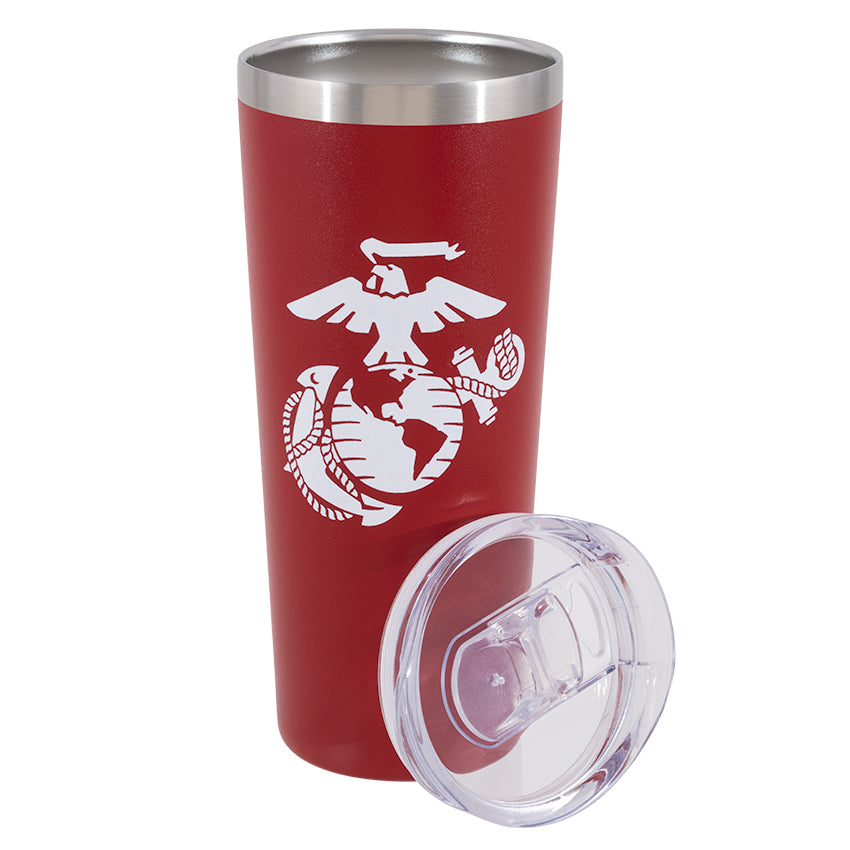 Red USMC Tumbler 22oz