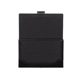 Black Steel Business Card Case
