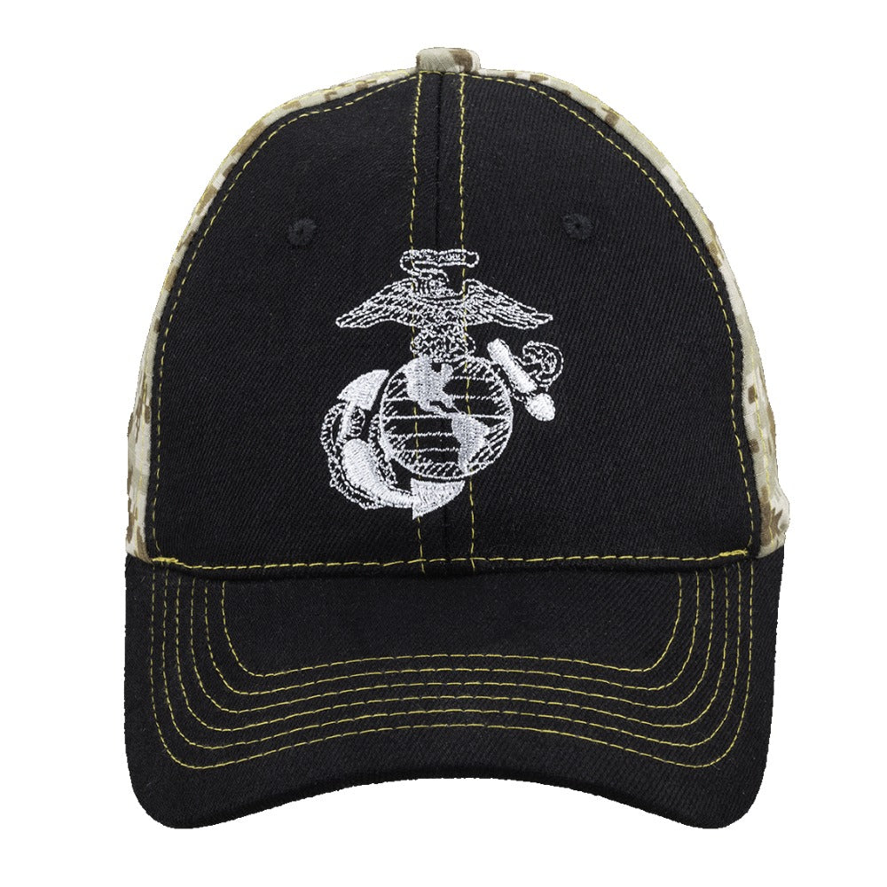 Camo Back Black/Brown Cap