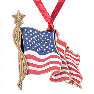 American Flag Ornament