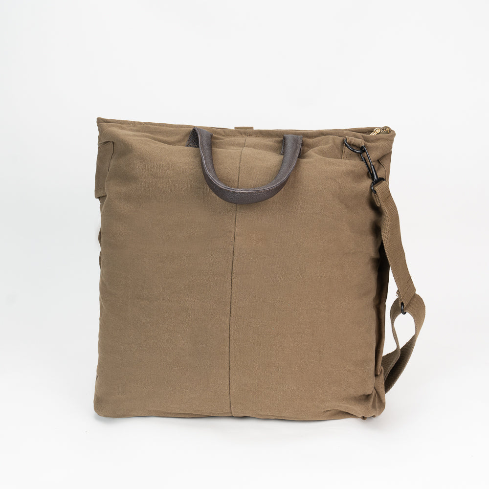 Vintage Canvas Helmet Bag