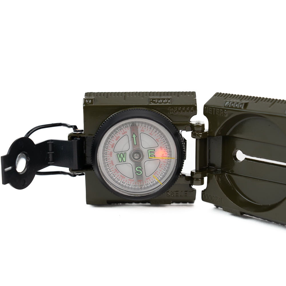 Military Marching Compass with LED Light