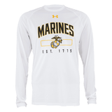 UA Tech Long Sleeve Tee White
