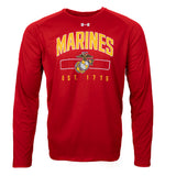 UA Tech Long Sleeve Tee Red