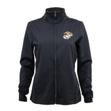 UA Womens Motion Full Zip Blk
