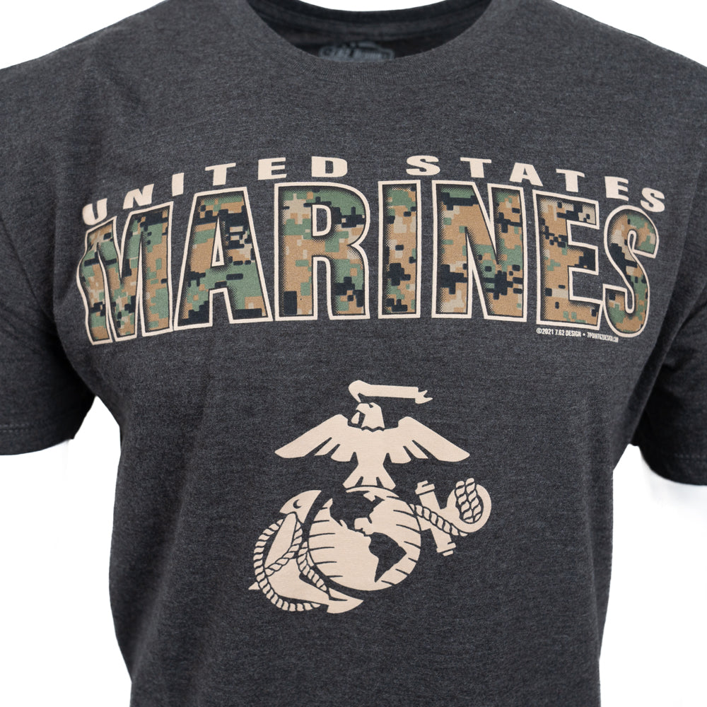 USMC Camo Letters Tee
