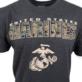 USMC Camo Letters Tee